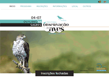 Tablet Screenshot of birdwatchingsagres.com